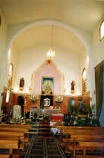 Interior Iglesia da de San Isidro Labrador.15 de Mayo.