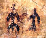 Pinturas rupestres en la Hoz de Vicente.